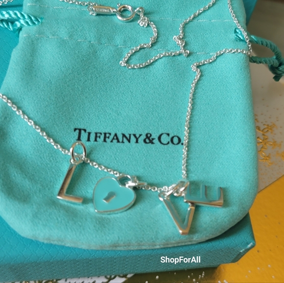 Tiffany & Co. Silver  Love  Heart Necklace - Picture 2 of 15